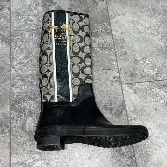 authentic coach rain boots - Picture 3 of 9